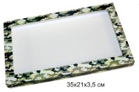 Коробочка для пряников 35*21*3,5см хаки