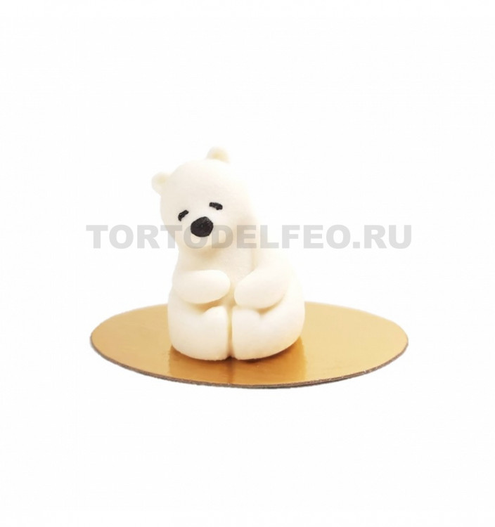 Мишка с Бантом шоколадная фигурка h6,5см
